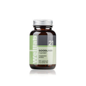 БАД для печени Welllab GOODLIVER FORMULA, 60 капсул